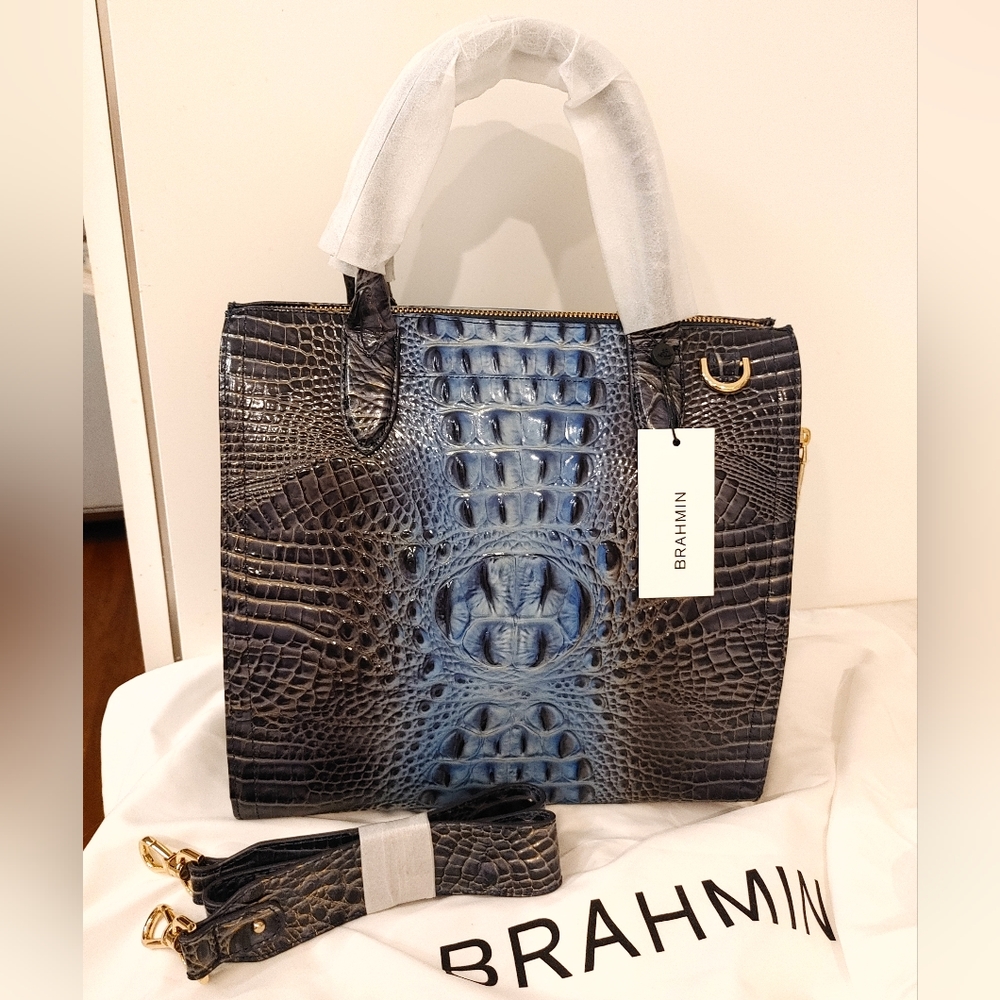 New Caroline Shadow Ombre Melbourne leather Crossbody Shoulder Bag Satchel Dust